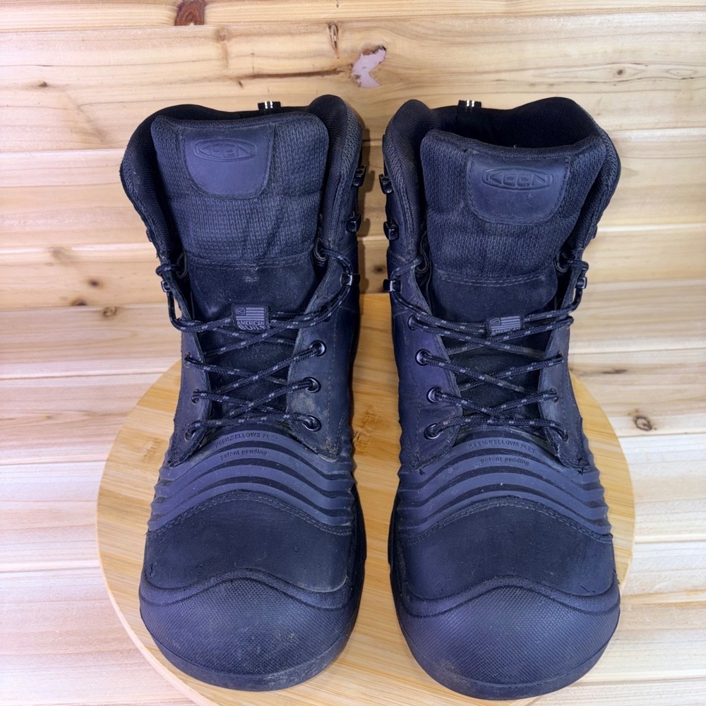 KEEN Work Boot Men 14D Black Utility Portland 6" KBF Waterproof Carbon-Fiber Toe - Picture 6 of 15